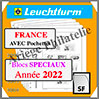FRANCE 2022 - Blocs 'Edition Spéciale'  - AVEC Pochettes (N15SNSF-22 ou 369487) Leuchtturm