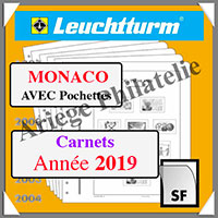 MONACO 2019 - Carnets - AVEC Pochettes (N16CASF-19 ou 362916)
