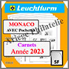 MONACO 2023 - Carnets - AVEC Pochettes (N16CASF-23 ou 371783) Leuchtturm