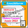 MONACO 2023 - AVEC Pochettes (N16SF-23 ou 371782) Leuchtturm