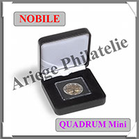 Ecrin NOBILE pour 1 QUADRUM MINI de 38 mm - NOIR (360115 ou NOBILEQM1S)