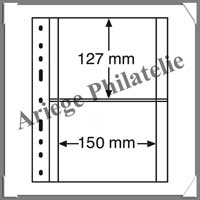 Feuilles OPTXLEU2C - TRANSPARENTES - 2 Poches  (334698 ou OPTXLEU2C) Leuchtturm