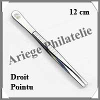 PINCE Philat�lie STANDARD 12 cm - Bout DROIT POINTU - 325131 - Pi11