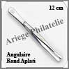 PINCE Philatélie STANDARD 12 cm - Bout ANGULAIRE ROND APLATI - 334062 - Pi23 Leuchtturm