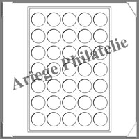 PLATEAUX Muselets - Velours BLEU - Pour 35 Plaques (Sous CAPSULES) - Paquet de 2 (329370 ou TABCCHAMPBL)