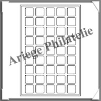PLATEAUX Muselets - Velours BLEU - Pour 45 Plaques - Paquet de 2 (317701 ou TABCHAMPBL)