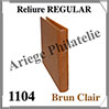 Reliure REGULAR - BRUN CLAIR - Reliure sans Etui  (1104-H) Lindner
