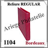 Reliure REGULAR - BORDEAUX - Reliure sans Etui  (1104-W) Lindner