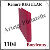 Reliure REGULAR - BORDEAUX - Reliure sans Etui  (1104-W)
