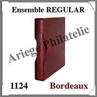 Ensemble REGULAR - BORDEAUX - Reliure avec Etui assorti (1124-W)