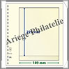Feuilles NEUTRES - LINDNER T - 1 BANDE - 189x225 mm (802104) Lindner