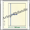 Feuilles NEUTRES - LINDNER T - 1 BANDE - 189x238 mm (802107) Lindner