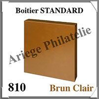 Boitier STANDARD - BRUN CLAIR - Pour Reliure STANDARD 1102 (810BY-H)