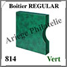 Boitier REGULAR - VERT - Pour Reliure REGULAR 1104 (814-G) Lindner