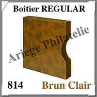 Boitier REGULAR - BRUN CLAIR - Pour Reliure REGULAR 1104 (814-H)