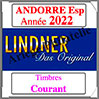ANDORRE Espagnole 2022 - Timbres Courants (T123/16-2022) Lindner