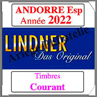 ANDORRE Espagnole 2022 - Timbres Courants (T123/16-2022)