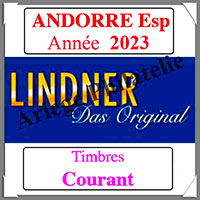 ANDORRE Espagnole 2023 - Timbres Courants (T123/16-2023)