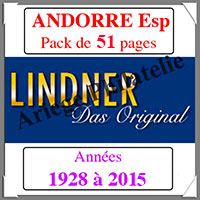 ANDORRE Espagnole - Pack 1928  2015 - Timbres Courants (T123)