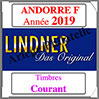 ANDORRE Française 2019 - Timbres Courants (T124a/08-2019) Lindner