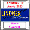 ANDORRE Franaise 2023 - Timbres Courants (T124a/08-2023) Lindner