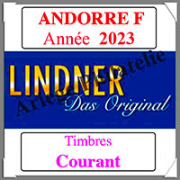 ANDORRE Franaise 2023 - Timbres Courants (T124a/08-2023)