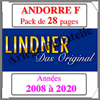 ANDORRE Franaise - Pack 2008  2020 - Timbres Courants (T124a/08)