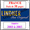 FRANCE - Pack 2003  2005 - Timbres Courants (T132/03) Lindner