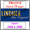 FRANCE - Pack 2006  2008 - Timbres Courants (T132/06) Lindner