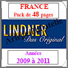 FRANCE - Pack 2009  2011 - Timbres Courants (T132/09) Lindner