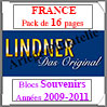FRANCE - Pack 2009  2011 - Blocs Souvenirs (T132/09B) Lindner