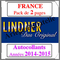 FRANCE - Pack 2014  2015 - Timbres Autocollants (T132/14SA)