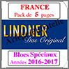 FRANCE - Pack 2016  2017 - Blocs Spciaux (T132/16BS) Lindner