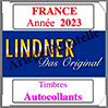 FRANCE 2023 - Timbres Autocollants (T132/20A-2023) Lindner