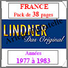 FRANCE - Pack 1977  1983 - Timbres Courants (T132/77) Lindner
