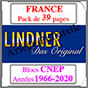 FRANCE - Pack 1966  2020 - Blocs CNEP (T132CNEP) Lindner