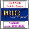FRANCE - Pack 2010  2020 - Carnets (T132H/10) Lindner
