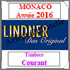 MONACO 2016 - Timbres Courants (T186/09-2016) Lindner