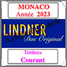 MONACO 2023 - Timbres Courants (T186/17-2023) Lindner