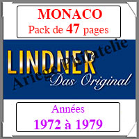 MONACO - Pack 1972  1979 - Timbres Courants (T186a)
