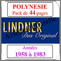 POLYNESIE Franaise Pack 1958  1983 - Timbres Courants (T442)