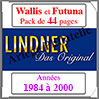WALLIS et FUTUNA Pack 1984 à 2000 - Timbres Courants (T444-84) Lindner