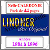 Nouvelle CALEDONIE Pack 1984 à 1996 - Timbres Courants (T446-84) Lindner