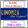 SAINT-PIERRE et MIQUELON Pack 2008 à 2020 - Timbres Courants (T448-08) Lindner