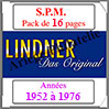 SAINT-PIERRE et MIQUELON Pack 1952 à 1976 - Timbres Courants (T448-52) Lindner