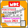 WALLIS et FUTUNA 2021 - AVEC Pochettes (CC15WF-21 ou 367119) Moc