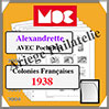 ALEXANDRETTE - Anne 1938 - AVEC Pochettes (MCALEXANDRET ou 341230) Moc