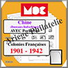 CHINE - Bureaux Indochinois - Jeu de 1901  1942 - AVEC Pochettes (MCCHINEIND ou 341293) Moc