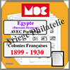 EGYPTE - Bureaux Franais - Jeu de 1899  1930 - AVEC Pochettes (MCEGYPTEFR ou 341294) Moc