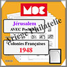 JERUSALEM - Anne 1948 - AVEC Pochettes (MCJERUSALEM ou 341253) Moc